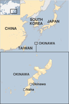 La posizione di Okinawa
